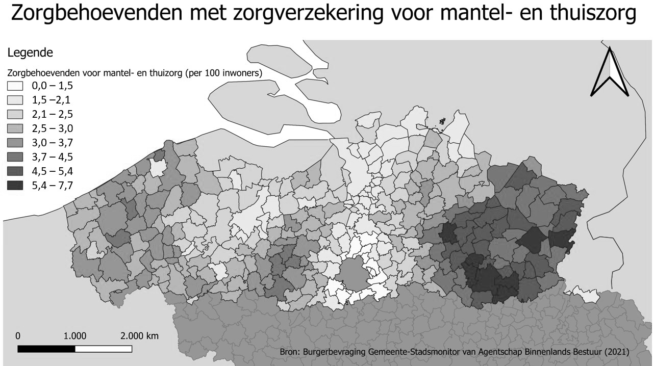 INFOGRAPHIC: Zorgbehoeften en mantelzorg in Vlaanderen: contrasterende ruimtelijke patronen